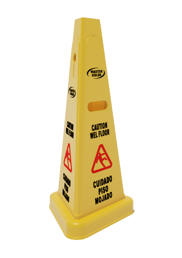 SEÑAL DE PISO MOJADO (CONO) - Imagen 2