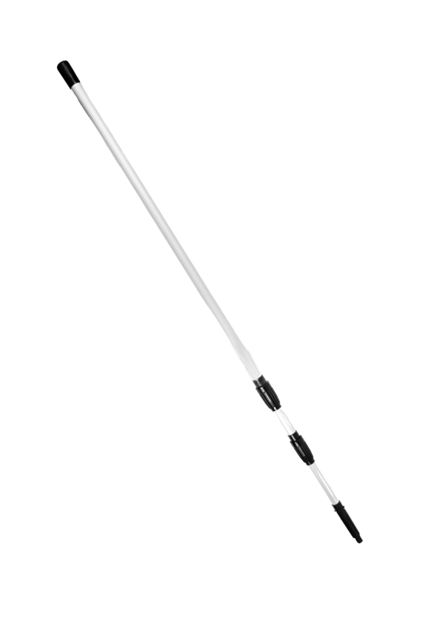 EXTENSIÓN TELESCÓPICA REGULABLE DE ALUMINIO DE 9 MTS (3 SECCIONES)