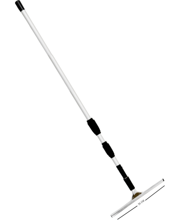 LIMPIADOR DE LUNAS DE 35 CM C/BASE DE METAL CON EXTENSIÓN TELESCÓPICA
