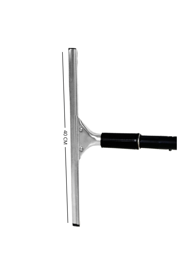 LIMPIADOR DE LUNAS DE 40 CM C/BASE DE METAL CON EXTENSIÓN TELESCÓPICA - Imagen 2