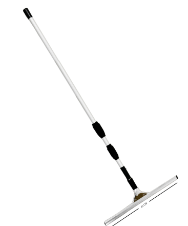 LIMPIADOR DE LUNAS DE 45 CM C/BASE DE METAL CON EXTENSIÓN TELESCÓPICA