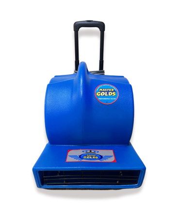 SECADORA INDUSTRIAL DE PISOS Y ALFOMBRAS DE 1000W (MANIJA Y RUEDA DE TRANSPORTE)