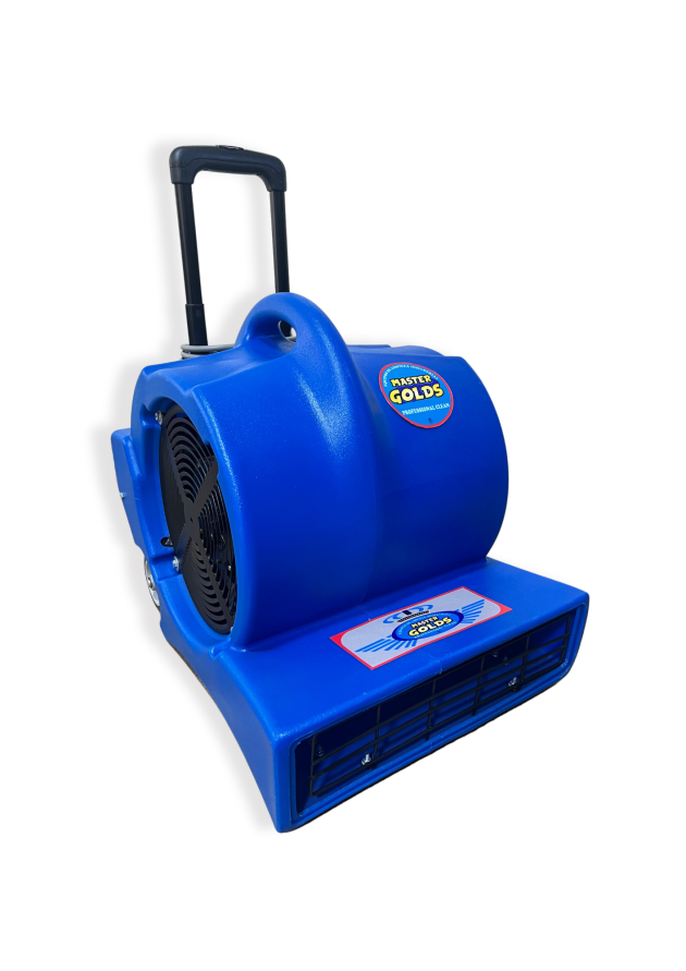 SECADORA INDUSTRIAL DE PISOS Y ALFOMBRAS DE 1000W (MANIJA Y RUEDA DE TRANSPORTE) - Imagen 2