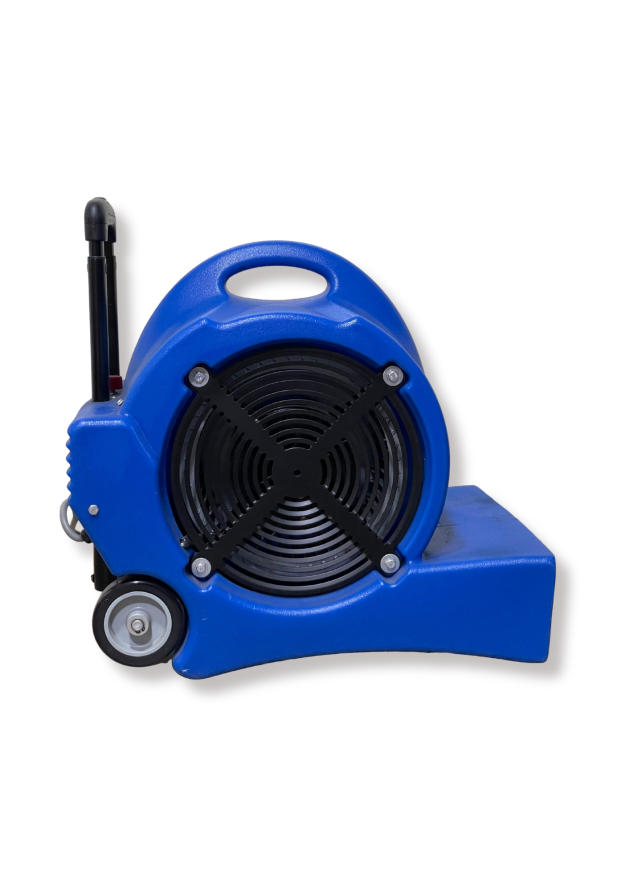 SECADORA INDUSTRIAL DE PISOS Y ALFOMBRAS DE 1000W (MANIJA Y RUEDA DE TRANSPORTE) - Imagen 3