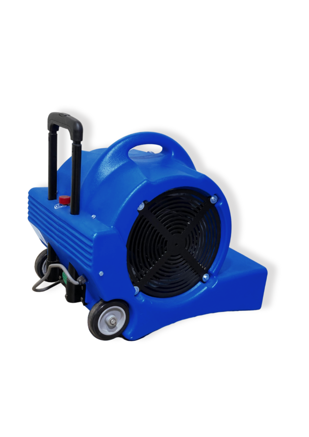 SECADORA INDUSTRIAL DE PISOS Y ALFOMBRAS DE 1000W (MANIJA Y RUEDA DE TRANSPORTE) - Imagen 4