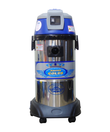 ASPIRADORA INDUSTRIAL DE POLVO Y AGUA MASTER GOLDS - 30 LITROS
