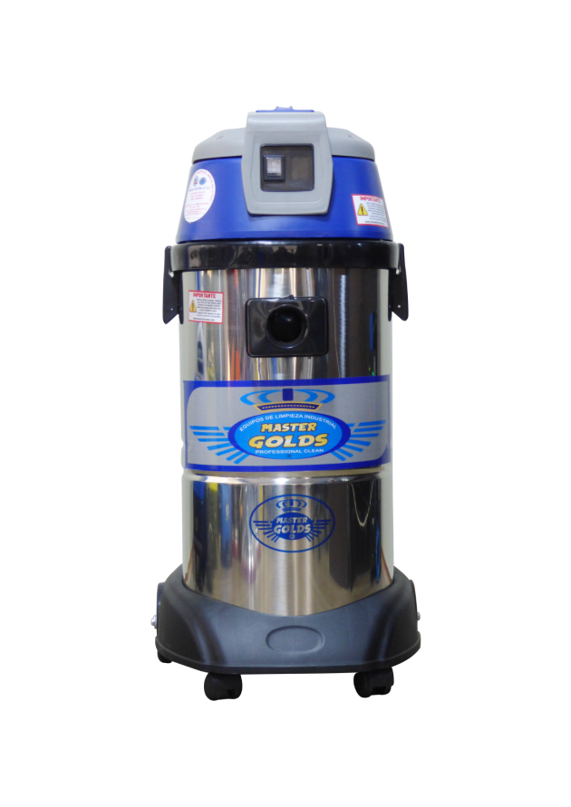 ASPIRADORA INDUSTRIAL DE POLVO Y AGUA MASTER GOLDS - 30 LITROS