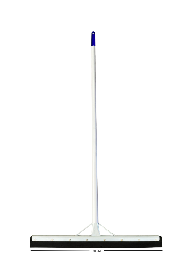 JALADOR DE AGUA DOBLE GOMA C/MANGO DE ALUMINIO Y BASE ACERO ZINCADO DE 60 CM