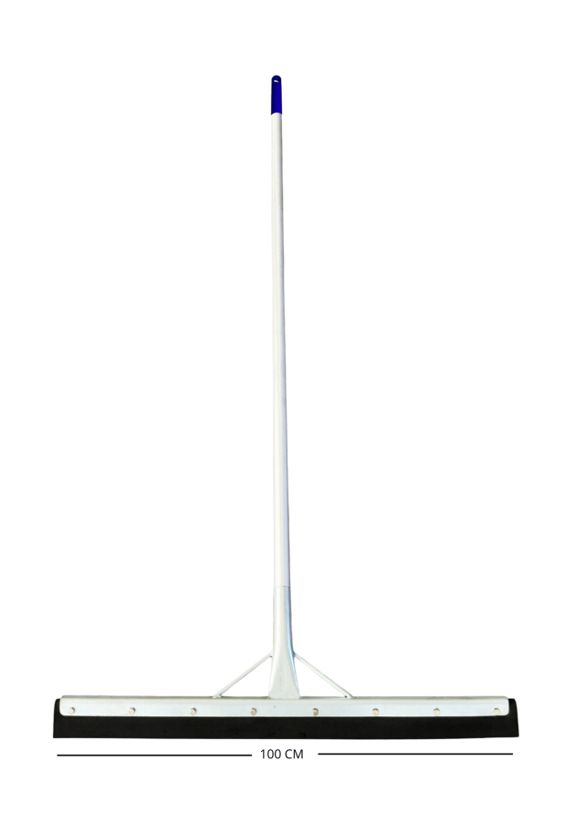 JALADOR DE AGUA DOBLE GOMA C/MANGO DE ALUMINIO Y BASE ACERO ZINCADO DE 100 CM