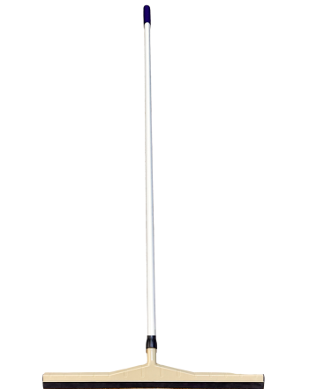 JALADOR DE AGUA DOBLE GOMA C/ MANGO DE ALUMINIO Y BASE PLÁSTICA DE 55 CM