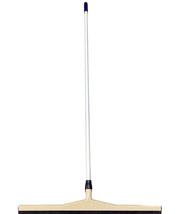 JALADOR DE AGUA DOBLE GOMA C/ MANGO DE ALUMINIO Y BASE PLÁSTICA DE 75 CM