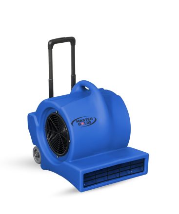 SECADORA INDUSTRIAL DE PISOS Y ALFOMBRAS DE 1100W (MANIJA Y RUEDA DE TRANSPORTE)