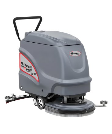 FREGADORA SECADORA INDUSTRIAL PARA PISOS A BATERÍA DE 18" - SPEED POWER