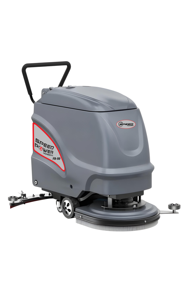 FREGADORA SECADORA INDUSTRIAL PARA PISOS A BATERÍA DE 18" - SPEED POWER